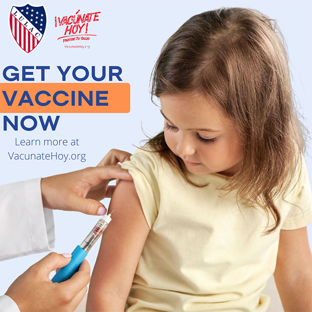 LULAC invita a Vacuna de COVID-19 Para Niños de 5 a 11 Años