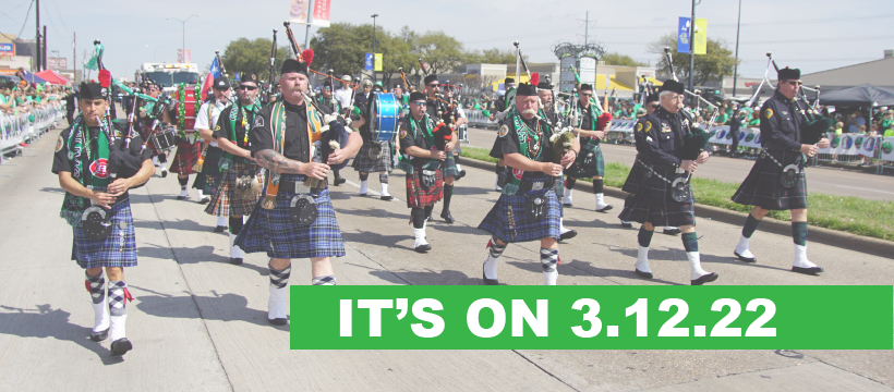 Sábado 12 de marzo 2022 la Gran Parada y Festival anual de Dallas St. Patrick’s